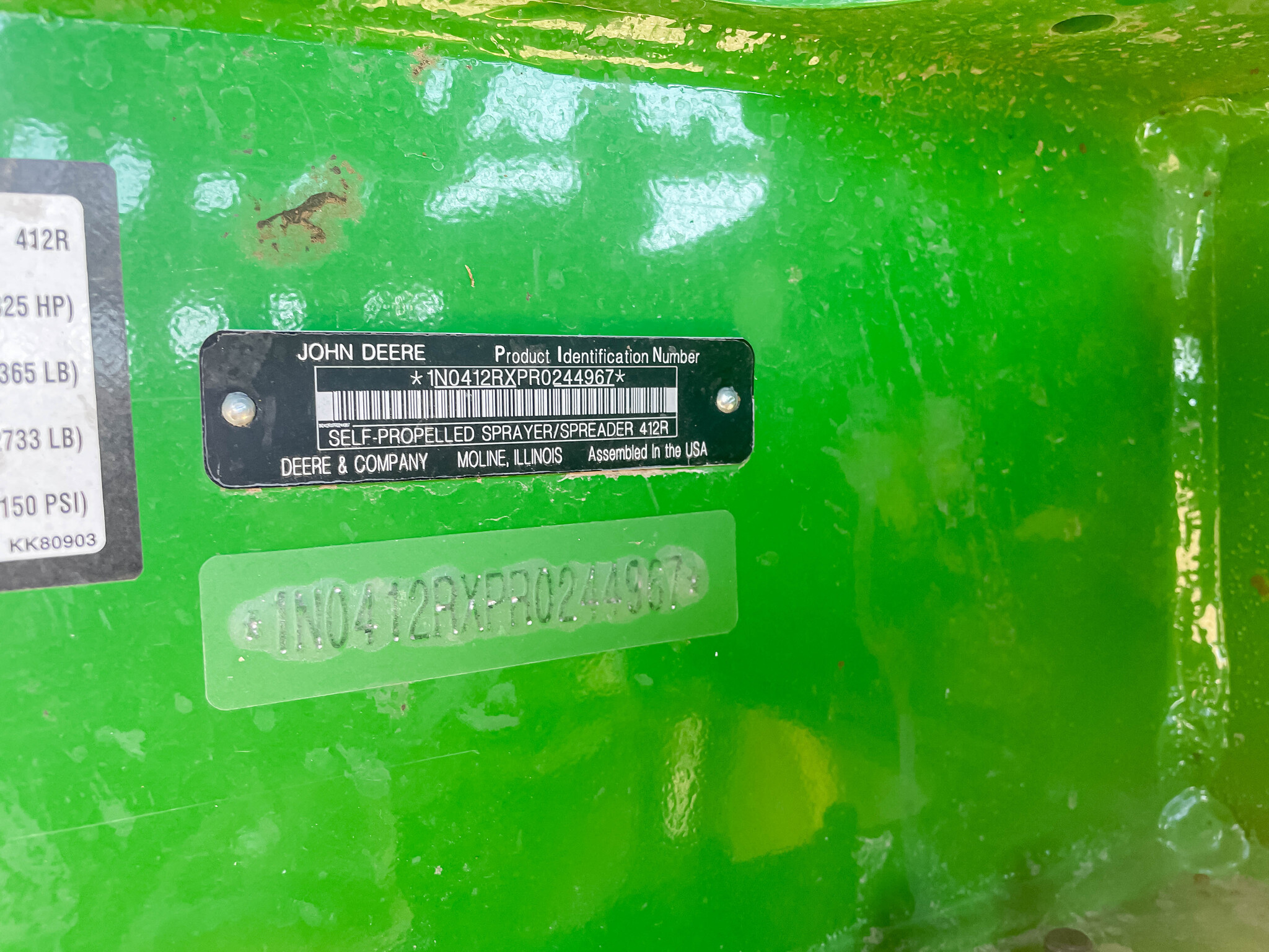  2024 John Deere 412R at LandMark in Beatrice, NE