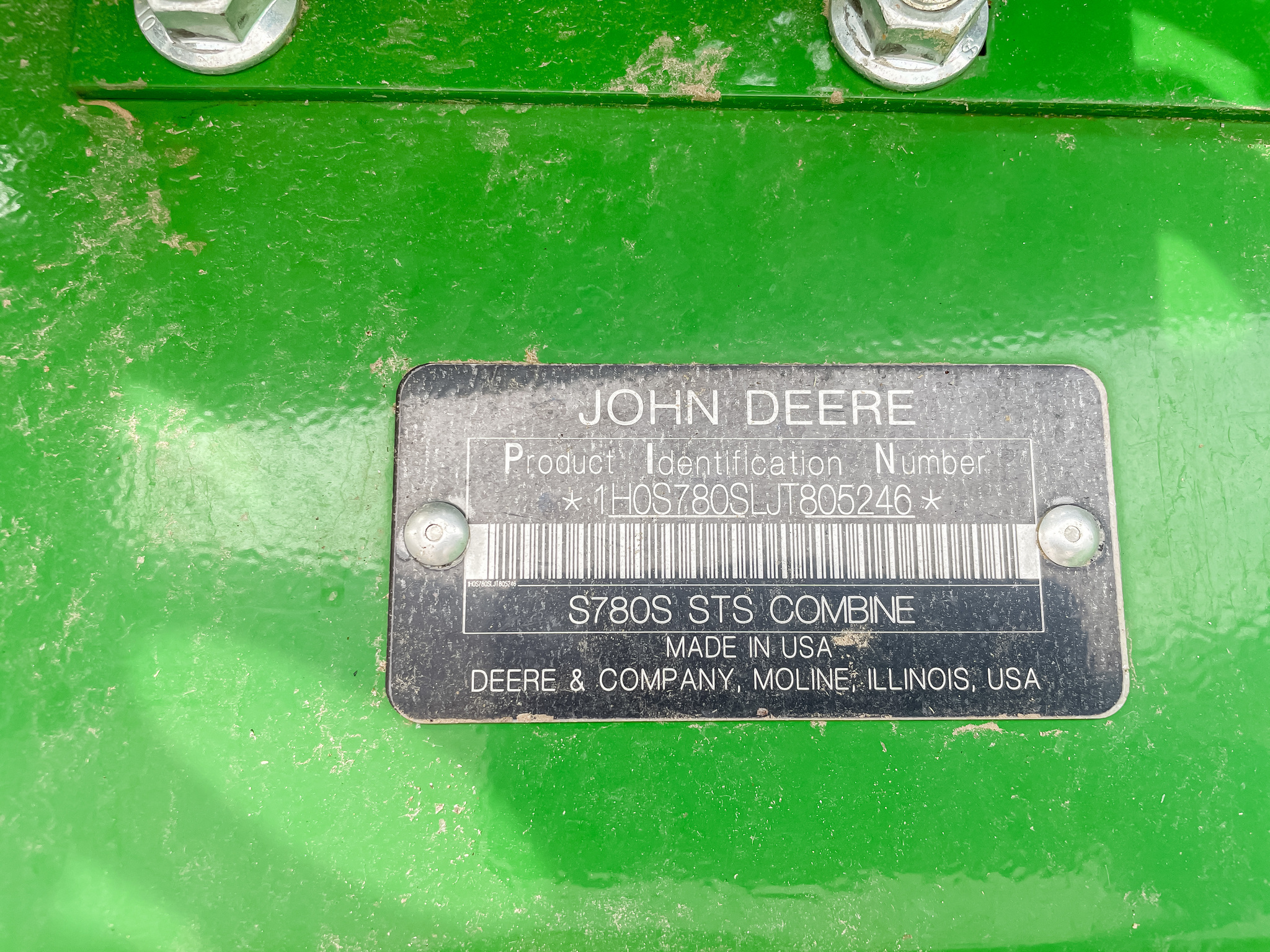  2019 John Deere S780 at LandMark in Arapahoe, NE