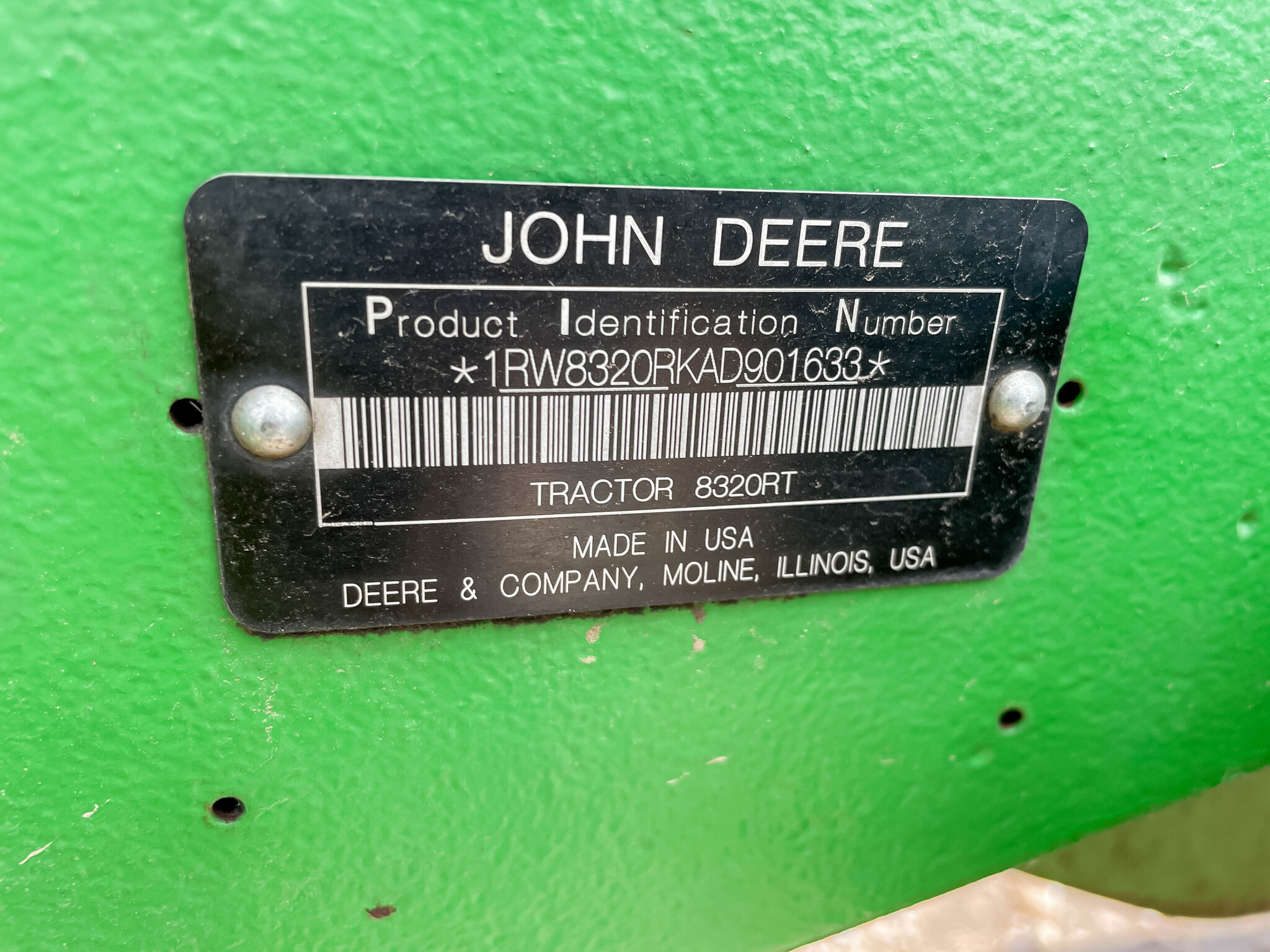  2010 John Deere 8320RT at LandMark in Minden, NE