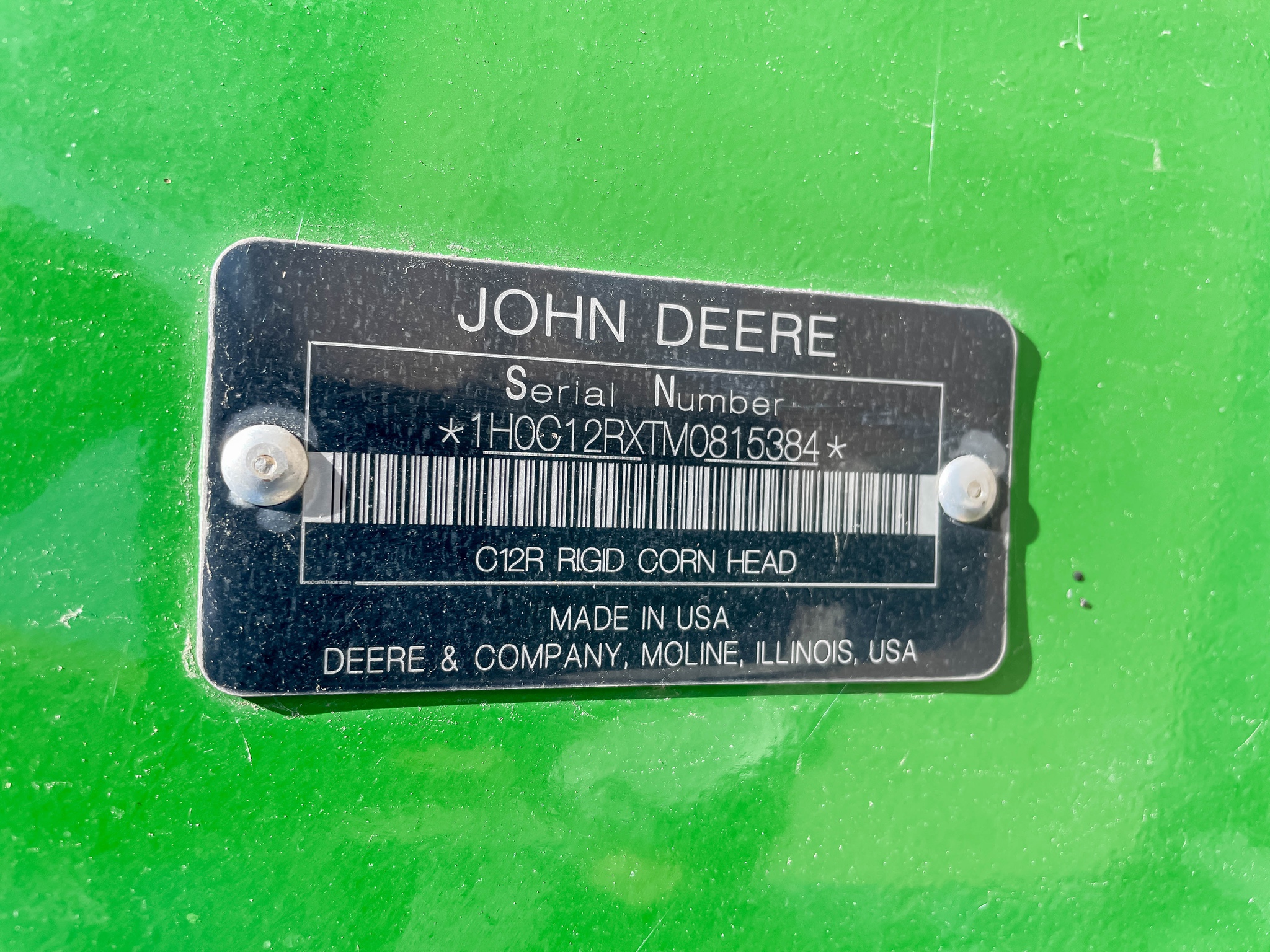  2021 John Deere C12R at LandMark in Hastings, NE