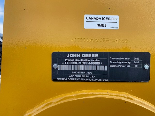  2023 John Deere 333G at LandMark in Beatrice, NE