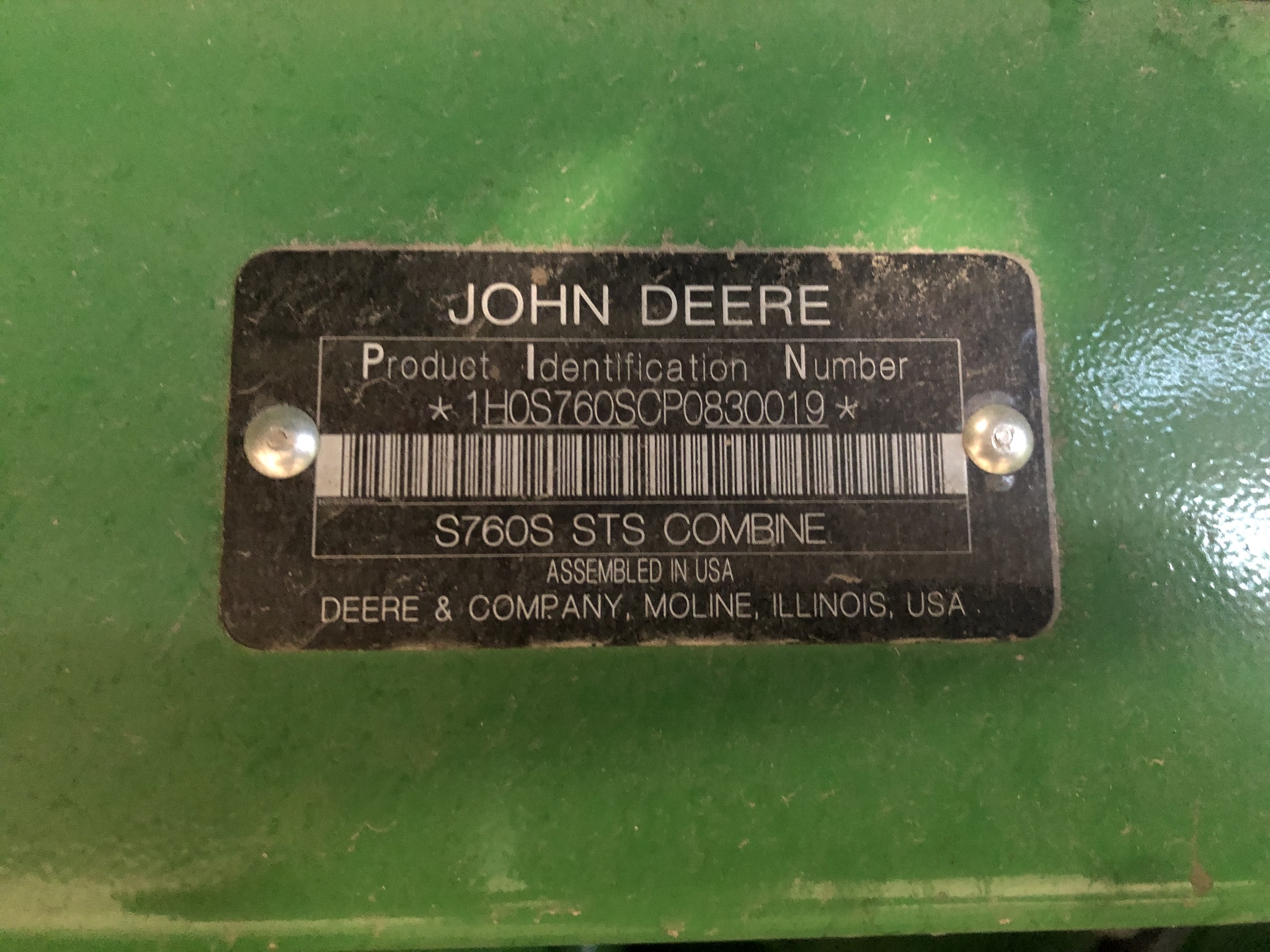  2024 John Deere S760 at LandMark in Beatrice, NE