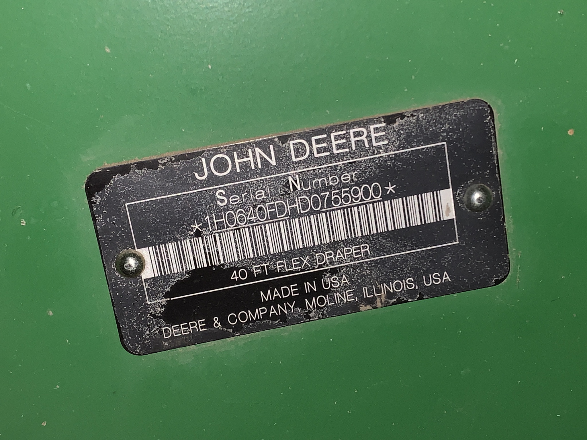  2013 John Deere 640FD at LandMark in Hebron, NE