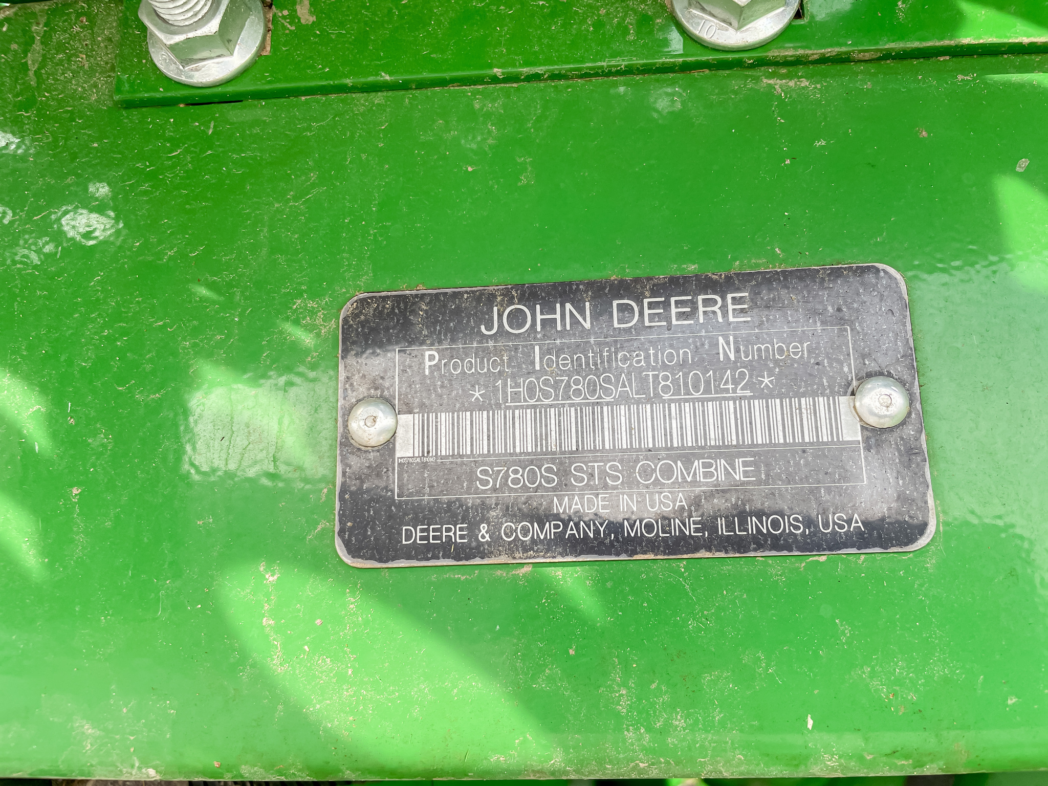  2020 John Deere S780 at LandMark in Hastings, NE