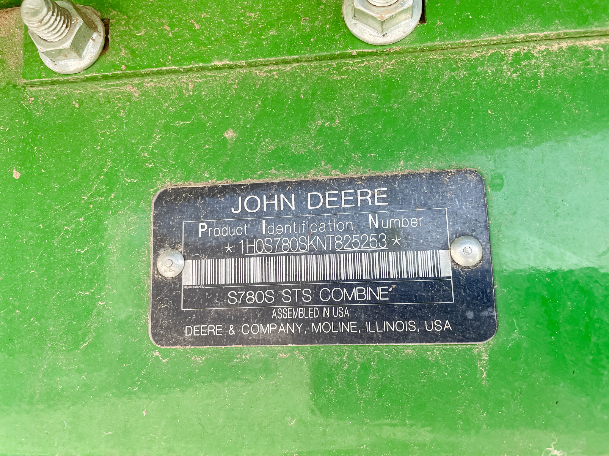  2023 John Deere S780 at LandMark in Smith Center, KS