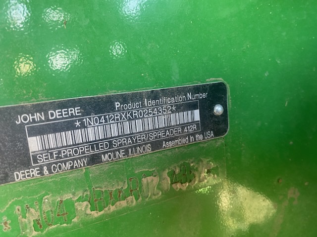  2025 John Deere 412R at LandMark in Smith Center, KS